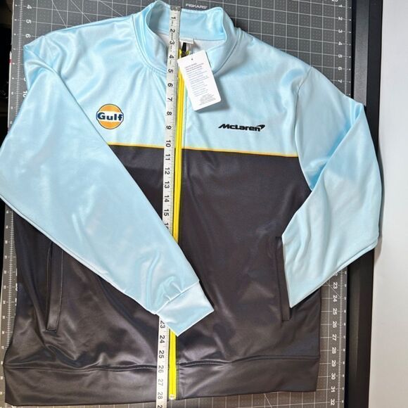 McLAREN/GULF F1 RACING TEAM®  |  OFFICIAL F1 TEAM JACKET  |  MENS-LRG  |  NEW - Picture 13 of 16